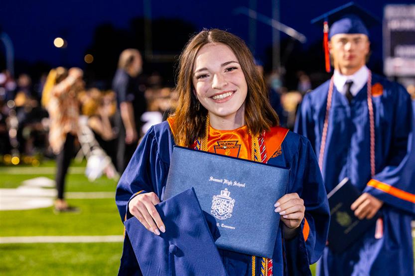 Students celebrate graduating